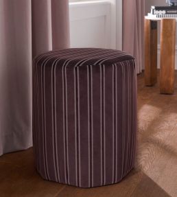 Bowfell Fabric by Clarke & Clarke Mulberry