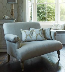 Boxing Hares Cushion 40 x 60cm by Barneby Gates Gold