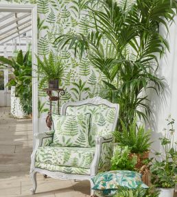 Bracken Wallpaper by Clarke & Clarke Denim