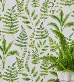 Bracken Wallpaper by Clarke & Clarke Denim