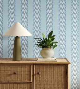 Bradgate Wallpaper by Scion Coast Blue