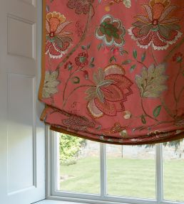 Braganza Fabric by Colefax and Fowler Red
