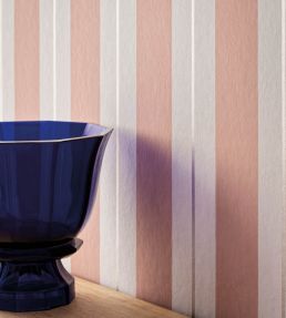 Bramante Stripe Wallpaper by Osborne & Little Blush