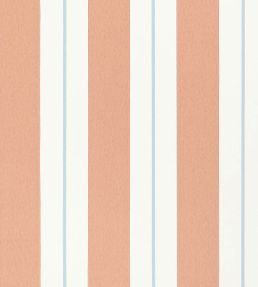 Bramante Stripe Wallpaper by Osborne & Little Terracotta