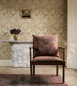 Brantwood Wool Fabric by Sanderson Madder/Jodphur Blue