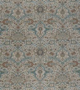Brantwood Wool Fabric by Sanderson Stone/Mineral Blue