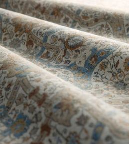 Brantwood Wool Fabric by Sanderson Stone/Mineral Blue