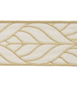 Brasilia Jacquard Braid 80mm Trimming by Houles Sable