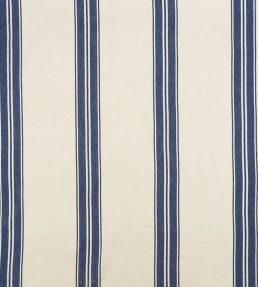 Brentwood Stripe Fabric by Schumacher Cobalt