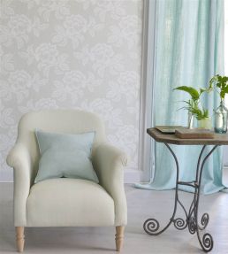 Brera Lino Fabric by Designers Guild Pale Ash