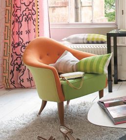 Brera Lino Fabric by Designers Guild Sepia