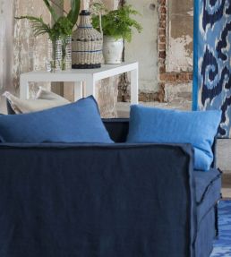 Brera Lino Fabric by Designers Guild Nasturtium