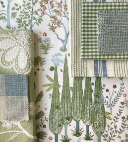 Bridport Fabric by Baker Lifestyle Aqua