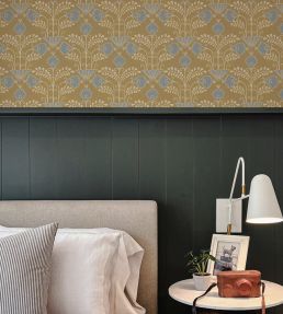 Brimble Wallpaper by Josephine Munsey Yellow