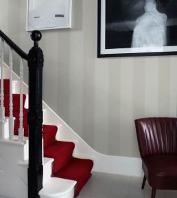 Broad Stripe Wallpaper by Farrow & Ball Citron