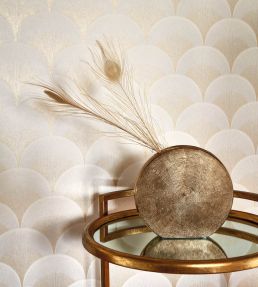 Broadway Wallpaper by Casadeco Beige Lin