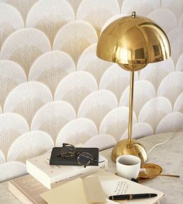 Broadway Wallpaper by Casadeco Beige Lin
