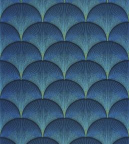Broadway Wallpaper by Casadeco Bleu Indigo