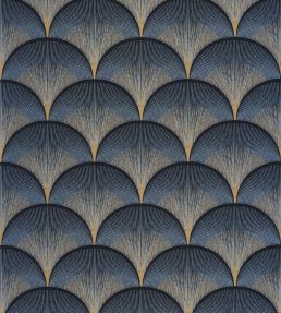 Broadway Wallpaper by Casadeco Bleu Orage