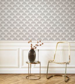 Broadway Wallpaper by Casadeco Taupe