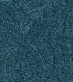 Brocade Fabric by Arley House Cyan
