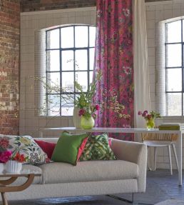 Brocart Decoratif Fabric by Designers Guild Cerise