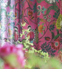 Brocart Decoratif Fabric by Designers Guild Cerise