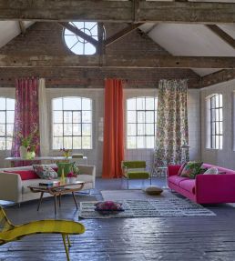 Brocart Decoratif Fabric by Designers Guild Cerise