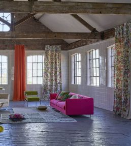 Brocart Decoratif Fabric by Designers Guild Fuchsia