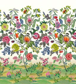 Brocart Decoratif Mural by Designers Guild Fuchsia