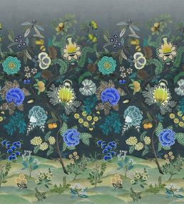 Brocart Decoratif Mural by Designers Guild Indigo