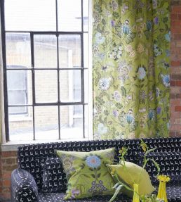Brocart Decoratif Fabric by Designers Guild Moss