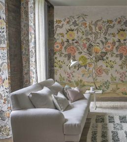 Brocart Decoratif Fabric by Designers Guild Sepia