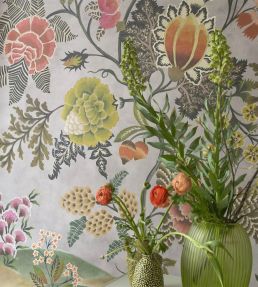Brocart Decoratif Mural by Designers Guild Sepia
