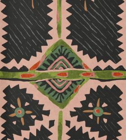 Brocha Wallpaper by Harlequin Blush/Charcoal