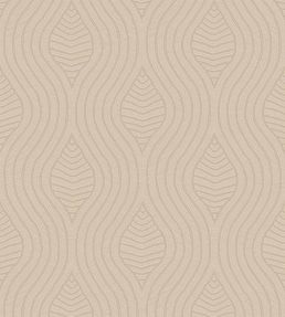 Brodelia Wallpaper by Casamance Marron Glace