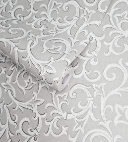 Brodsworth Wallpaper by 1838 Wallcoverings Grey