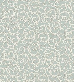 Brodsworth Wallpaper by 1838 Wallcoverings Seafoam Green