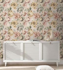 Bronte Wallpaper by Arley House Alabaster