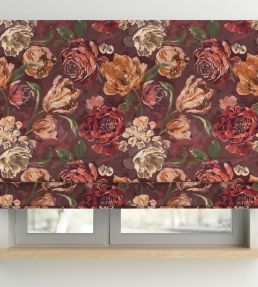 Bronte Fabric by Arley House Crimson
