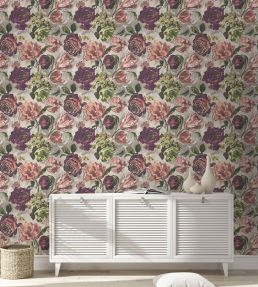 Bronte Wallpaper by Arley House Violet