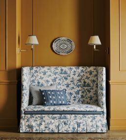 Brooke Stripe Fabric by Colefax and Fowler Pink/Green