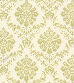 Broughton Wallpaper by 1838 Wallcoverings Lime Green