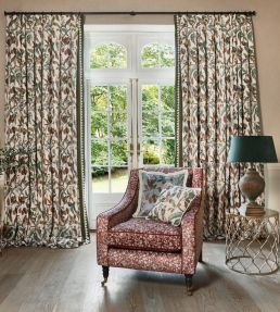 Brunei Fabric by Prestigious Textiles Copper