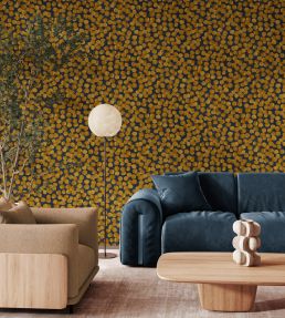 Brush Wallpaper by Coordonne Lapislazuli