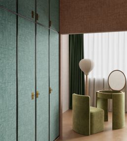 Brushed Suede Wallpaper by Arte Emerald