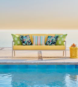 Kalea Stripe Fabric by Thibaut Harbor