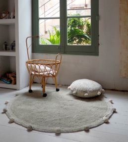 Lorena Canals Bubbly Natural rug Olive C-BUBBLY-OLV Olive