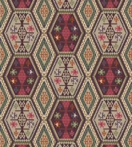 Buckland Wallpaper by Mulberry Home Red / Plum
