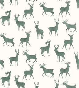 Bucks Wallpaper by Thibaut Wild Sage